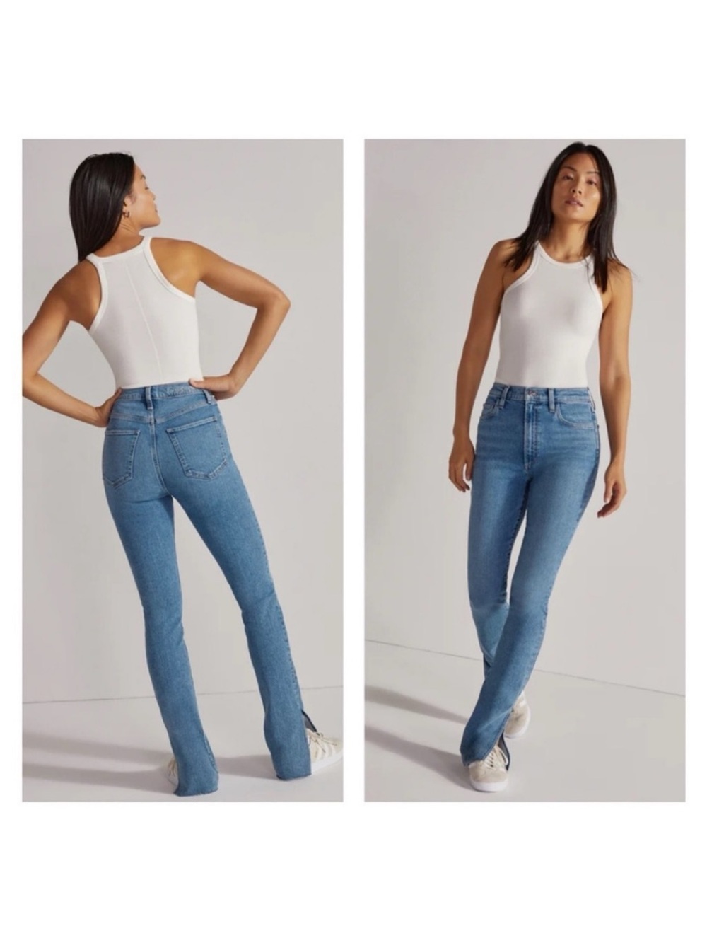 Favorite Daughter The Valentina Tower Super High Rise cigarette 34” Jeans Sz 24